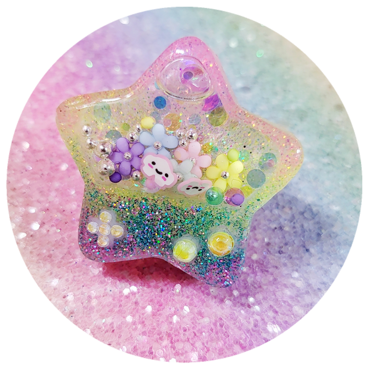 Star Game Boy Shaker Ring