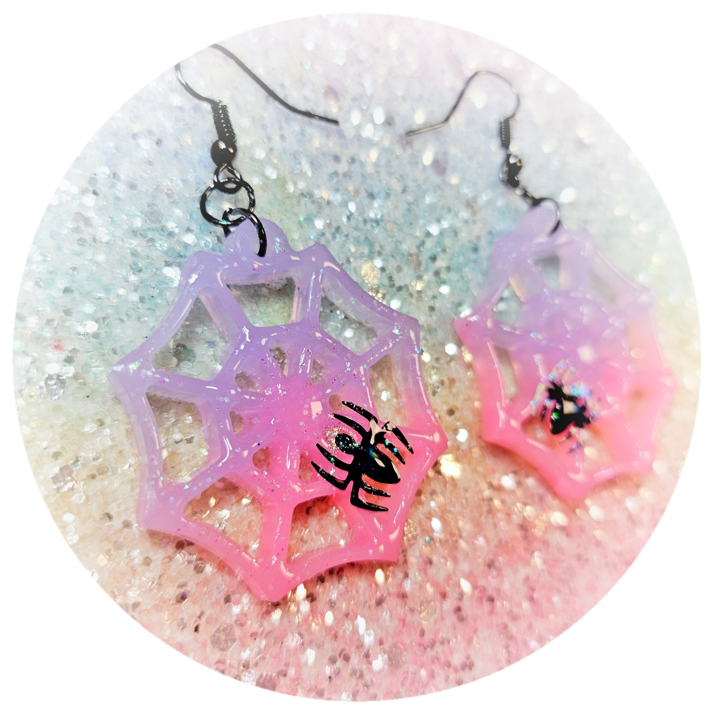 Spider Web Earrings