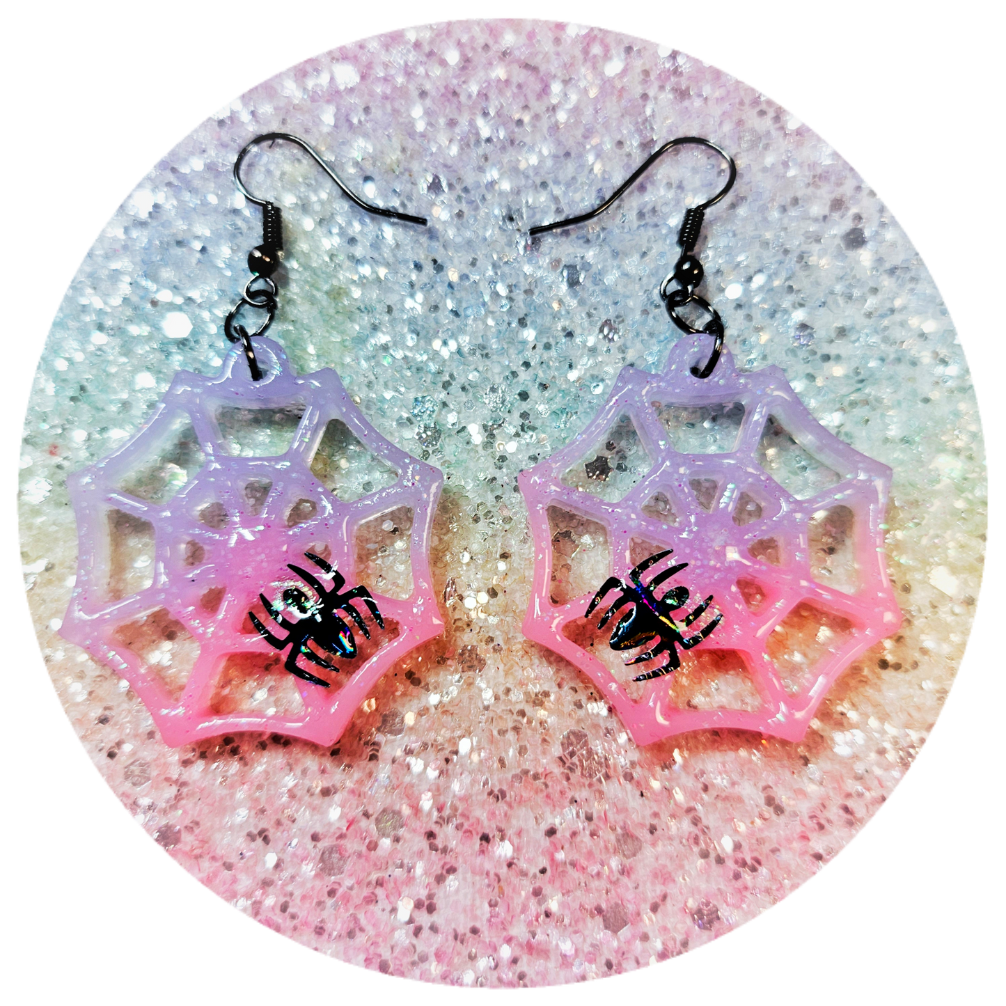 Spider Web Earrings