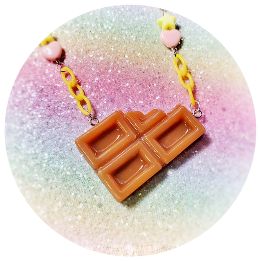 Chocolate Piece Necklace
