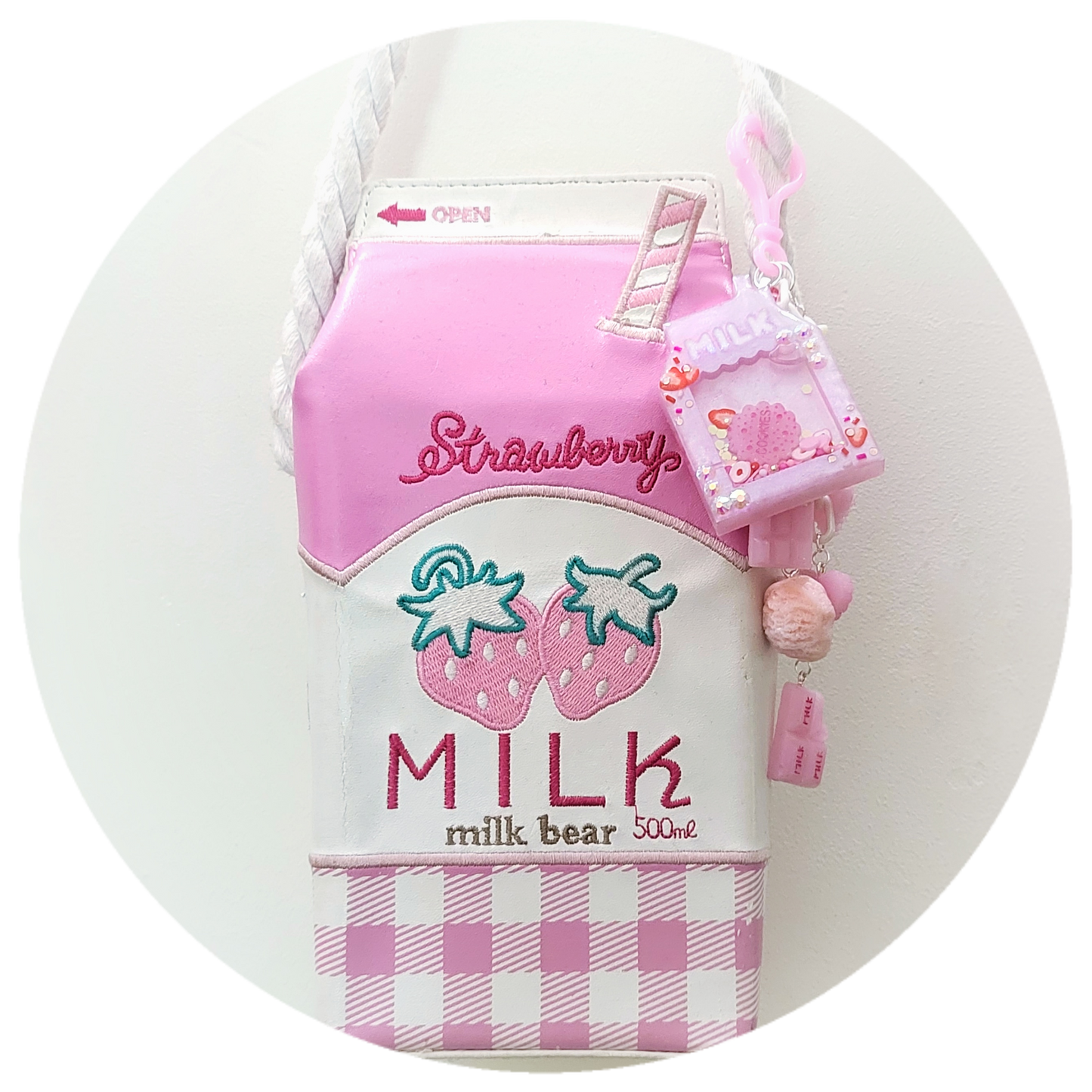 Milk and Cookies Bag Charm