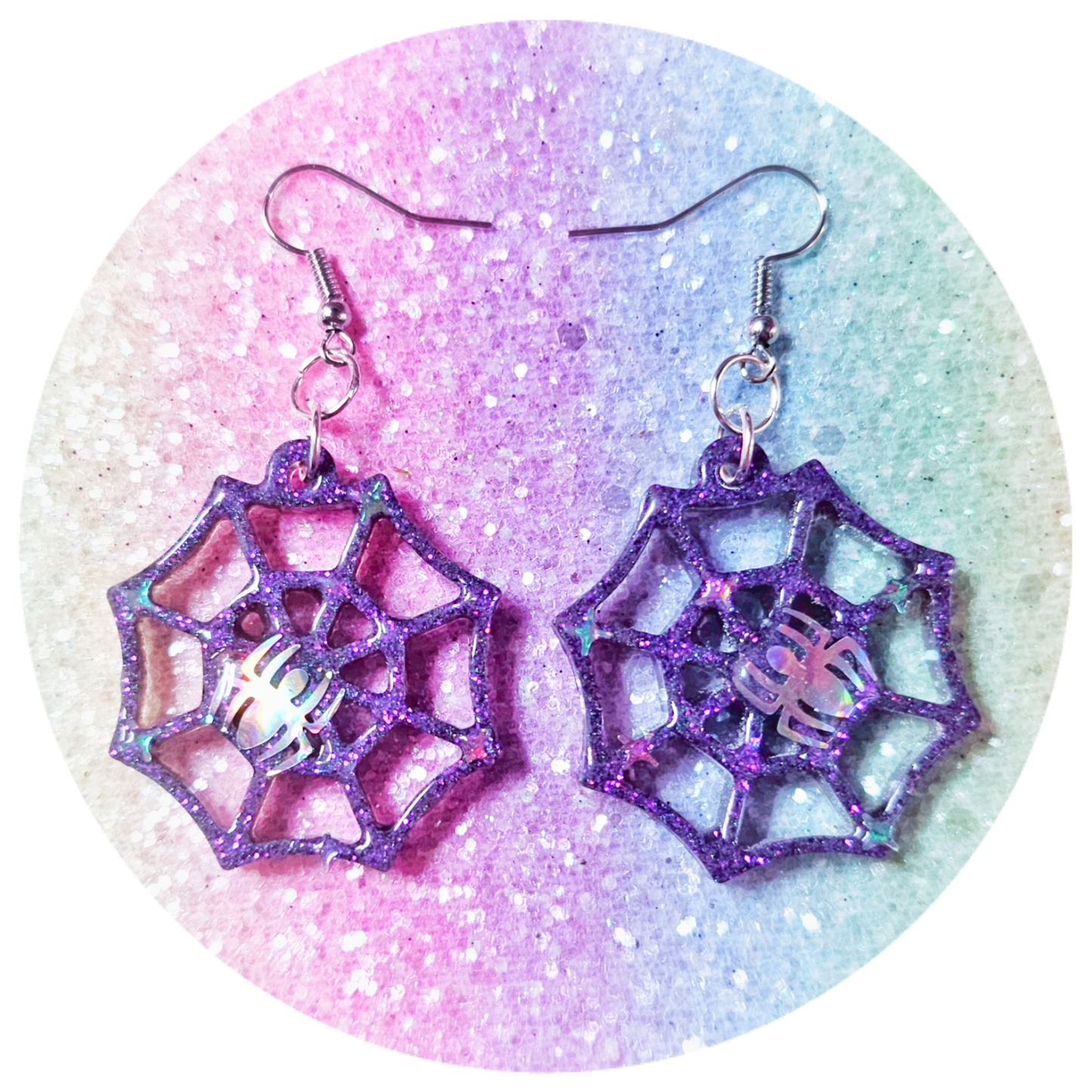 Spider Web Earrings