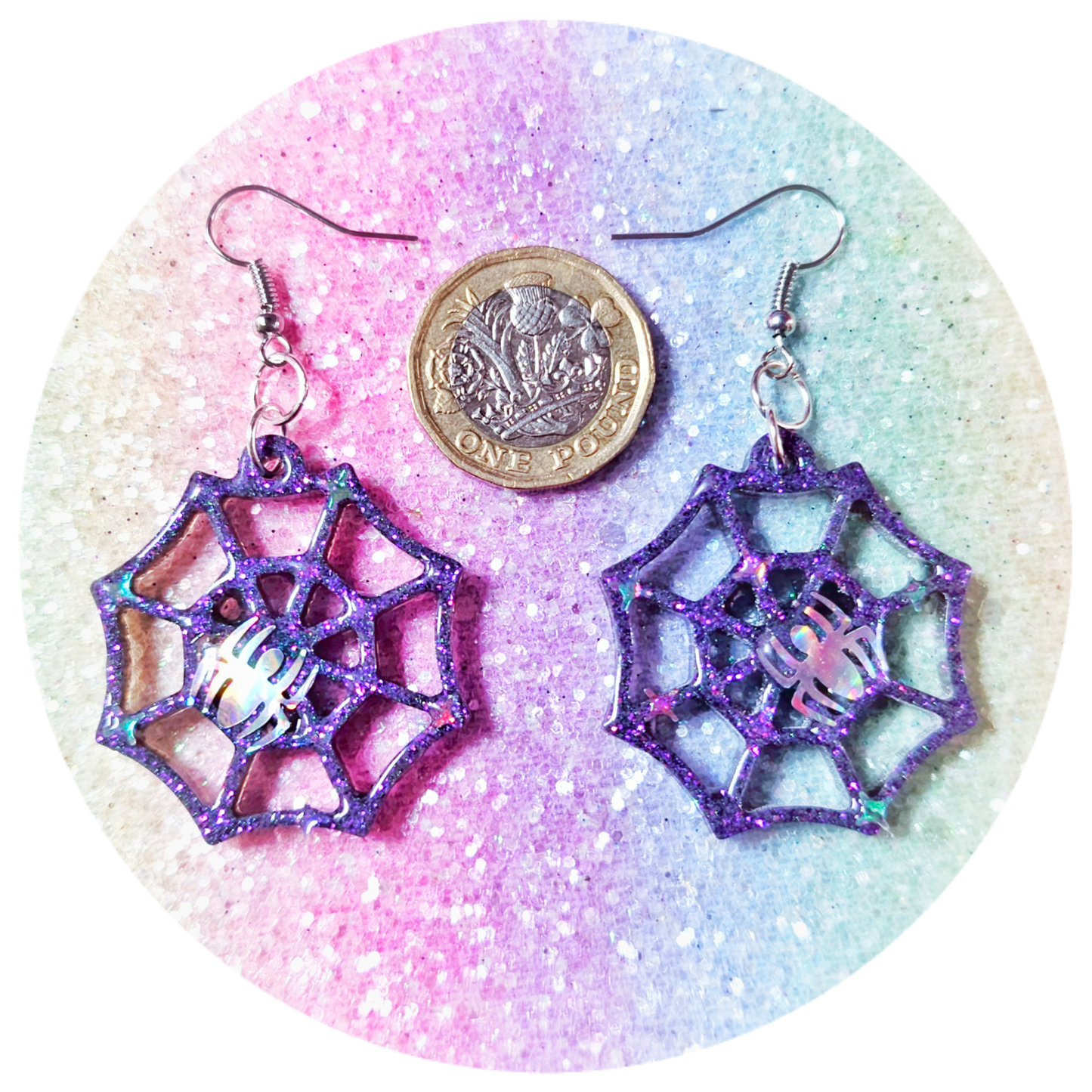 Spider Web Earrings