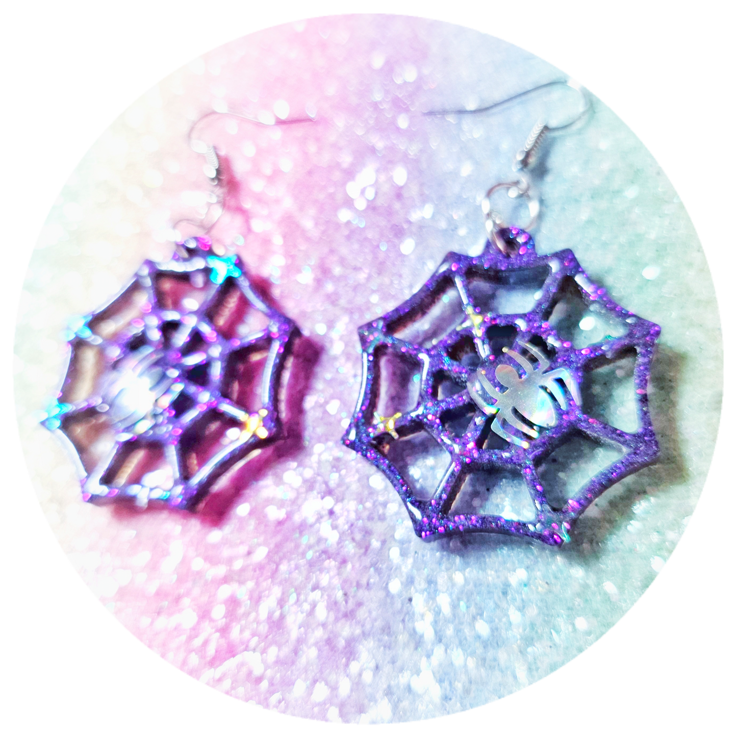 Spider Web Earrings