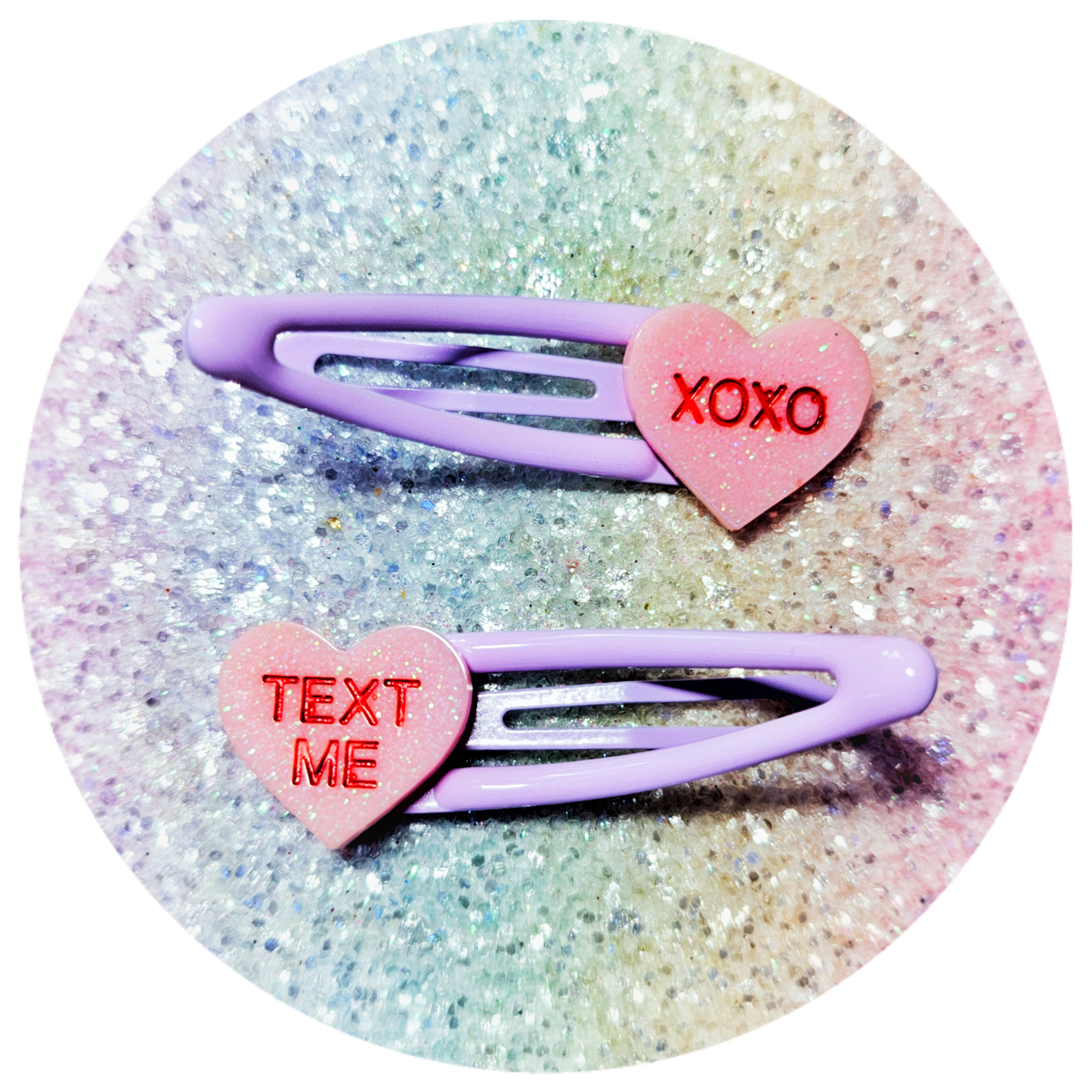 Sweetheart Hair Clips