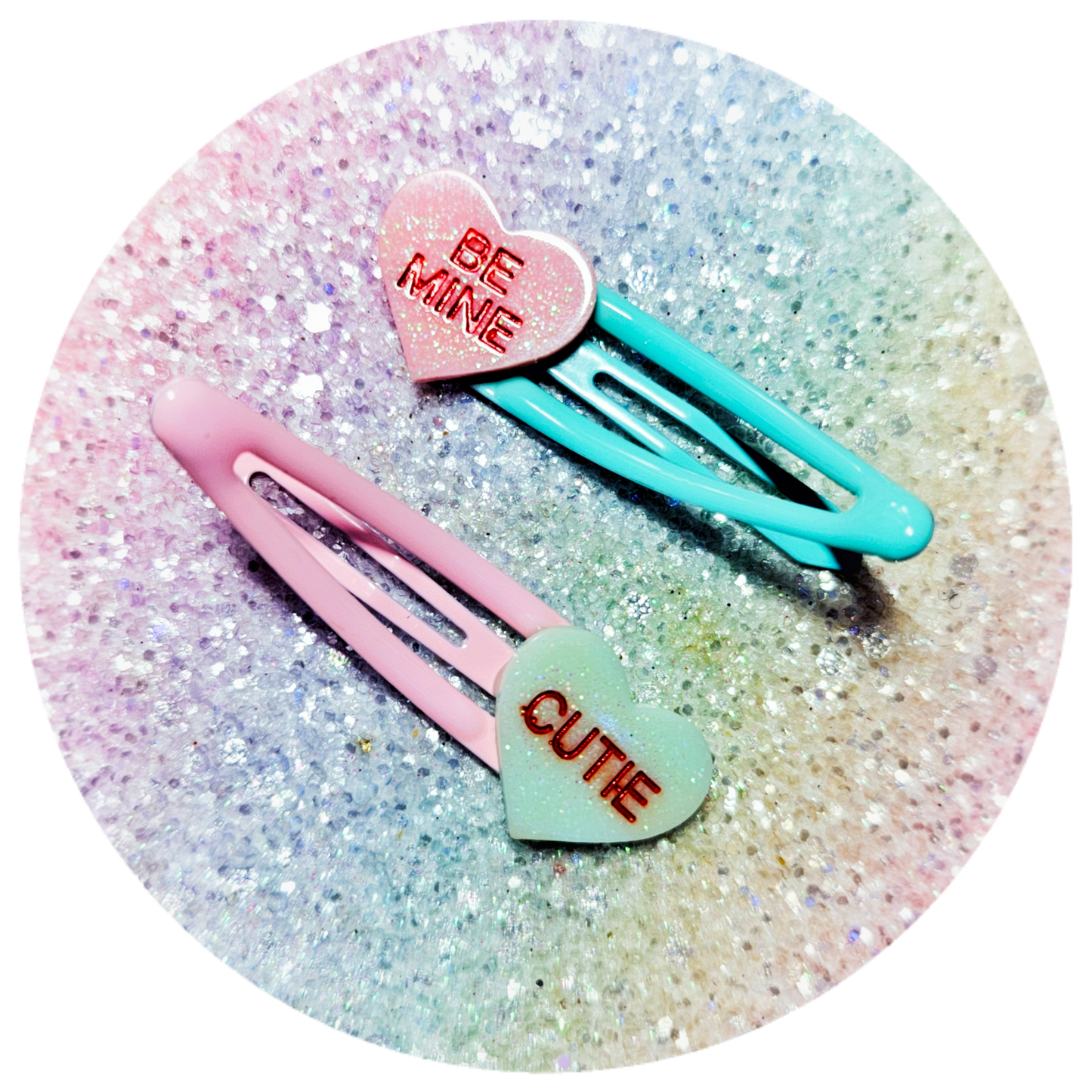 Sweetheart Hair Clips