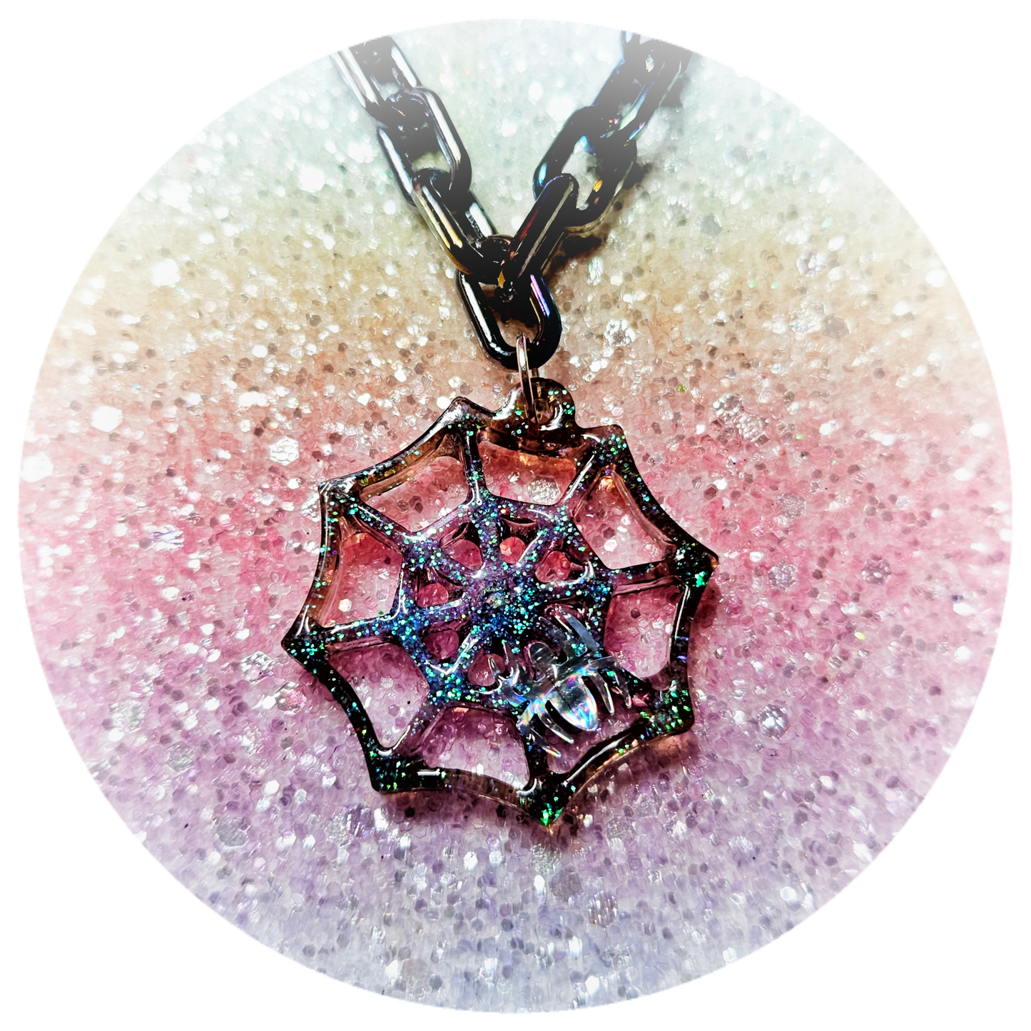 Spider Web Necklace