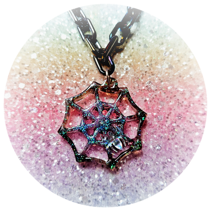 Spider Web Necklace