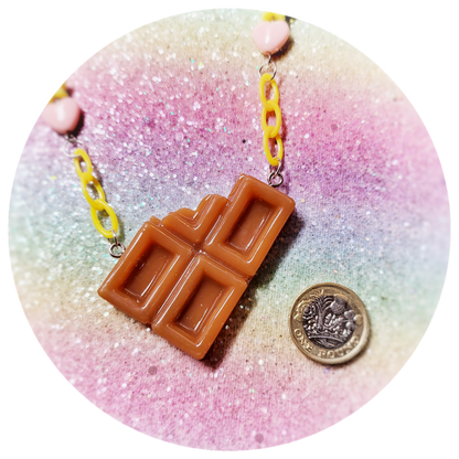 Chocolate Piece Necklace