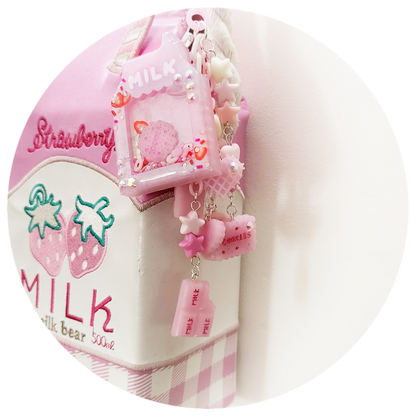 Milk and Cookies Bag Charm