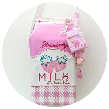 Milk and Cookies Bag Charm