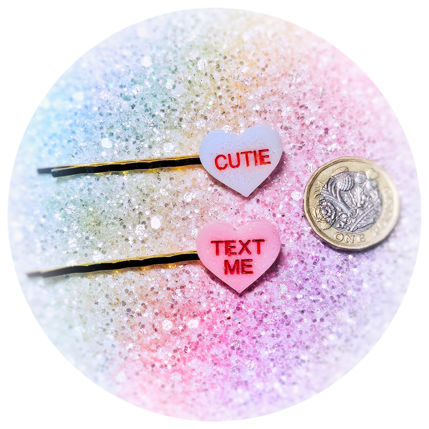 Sweetheart Hair Clips