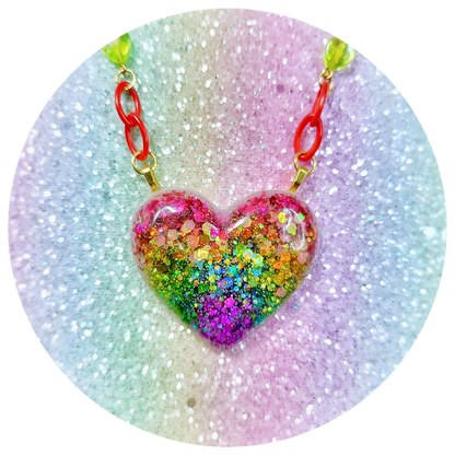 Puffy Heart Necklace